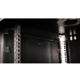 Шкаф 19" телекоммуникационный настенный, 4U 280x600х600 мм, дверь перфорация, черный